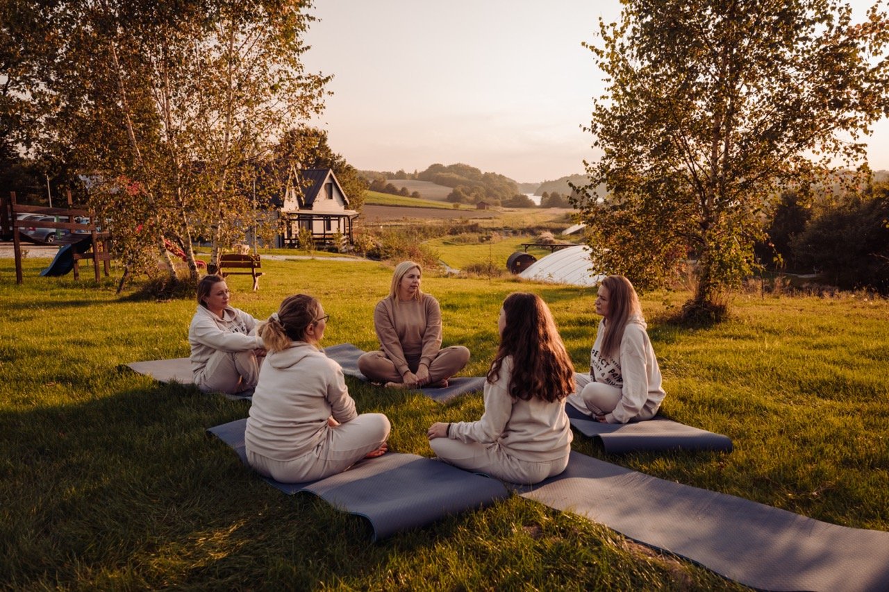 Domek z sauną na Kaszubach — jesienny relaks